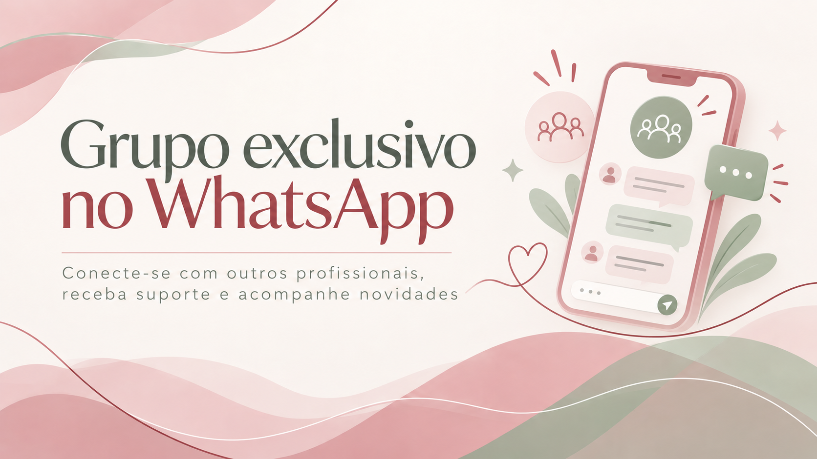 Grupo exclusivo no WhatsApp